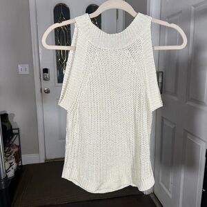White Knitted Tank